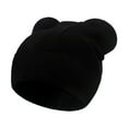thumbnail image 4 of ZJXFGS Toddler Boy Beanie Baby Beanies Baby Beanies 0-6 Months Toddler Winter Hats Newborn Hats Knit Hat Baby Hats Newborn Black S, 4 of 8