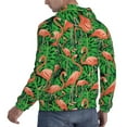 thumbnail image 6 of Lsque Flamingo Pattern Casual Men's Hoodie,Hooded Sweatshirt with Kangaroo Pocket,Pullover Hoodie-X-Large, 6 of 7