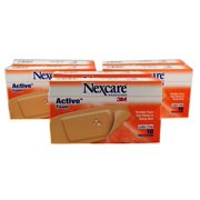 Lot of 60 Nexcare 3M Bandages Active Foam Knee Elbow