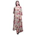 thumbnail image 1 of Bimba Caftan pour Femme Tenue d'Intérieur Robe Maxi de Plage Couvre-Maillot, 1 of 5
