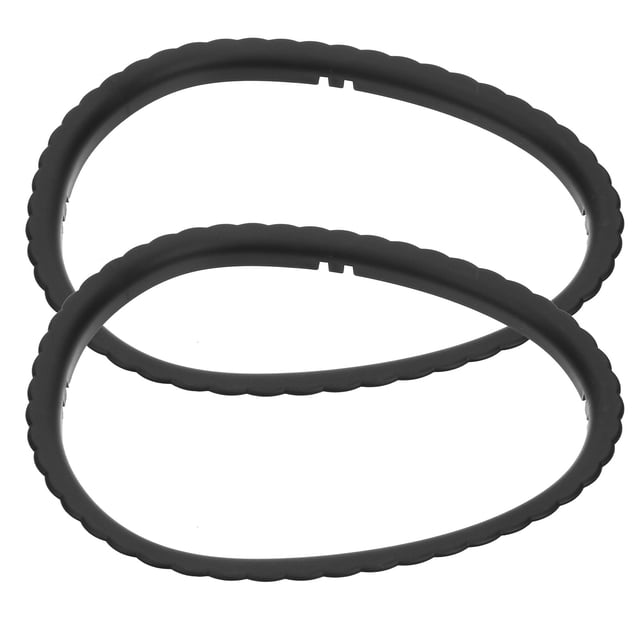 Shisuyan Plastic Ring for Commode Bags Black for Elderly Bathroom Use 2Pcs 10.8X9.1In