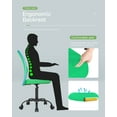 thumbnail image 3 of YRLLENSDAN Mesh Office Chairs, Home Office Desk Chairs Comfortable Office Chair No Arms Work Chair Ergonomic Desk Chair Computer Chairs For Adults Teens, Green, 3 of 7