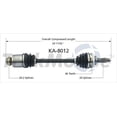 thumbnail image 5 of TrakMotive CV Axle Shaft KA-8012 Premium; OE Replacement, 5 of 5