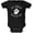 Black, variant on Halloween Just Hangin With My Boo Ghost Soft Baby One Piece Black 3 Month