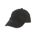thumbnail image 1 of Youth Cotton Washed Chino Twill Cap - Black, 1 of 2