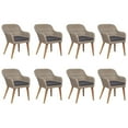 thumbnail image 2 of vidaXL 9 Piece Garden Dining Set Brown, 2 of 12