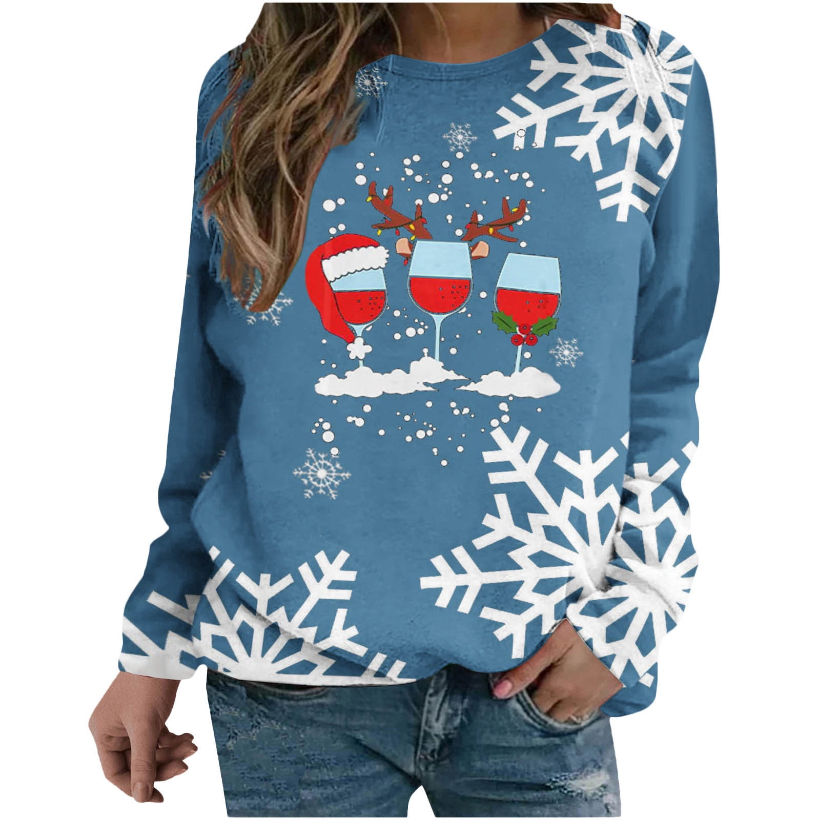 Womens Cute Graphic Tees Red Wine Glass 