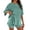 Green#9527, variant on BOOMNY Womens 2 Peice Shorts Sets Solid Short Sleeve Tops Shorts Outfits for Women Summer Casual Matching Sets