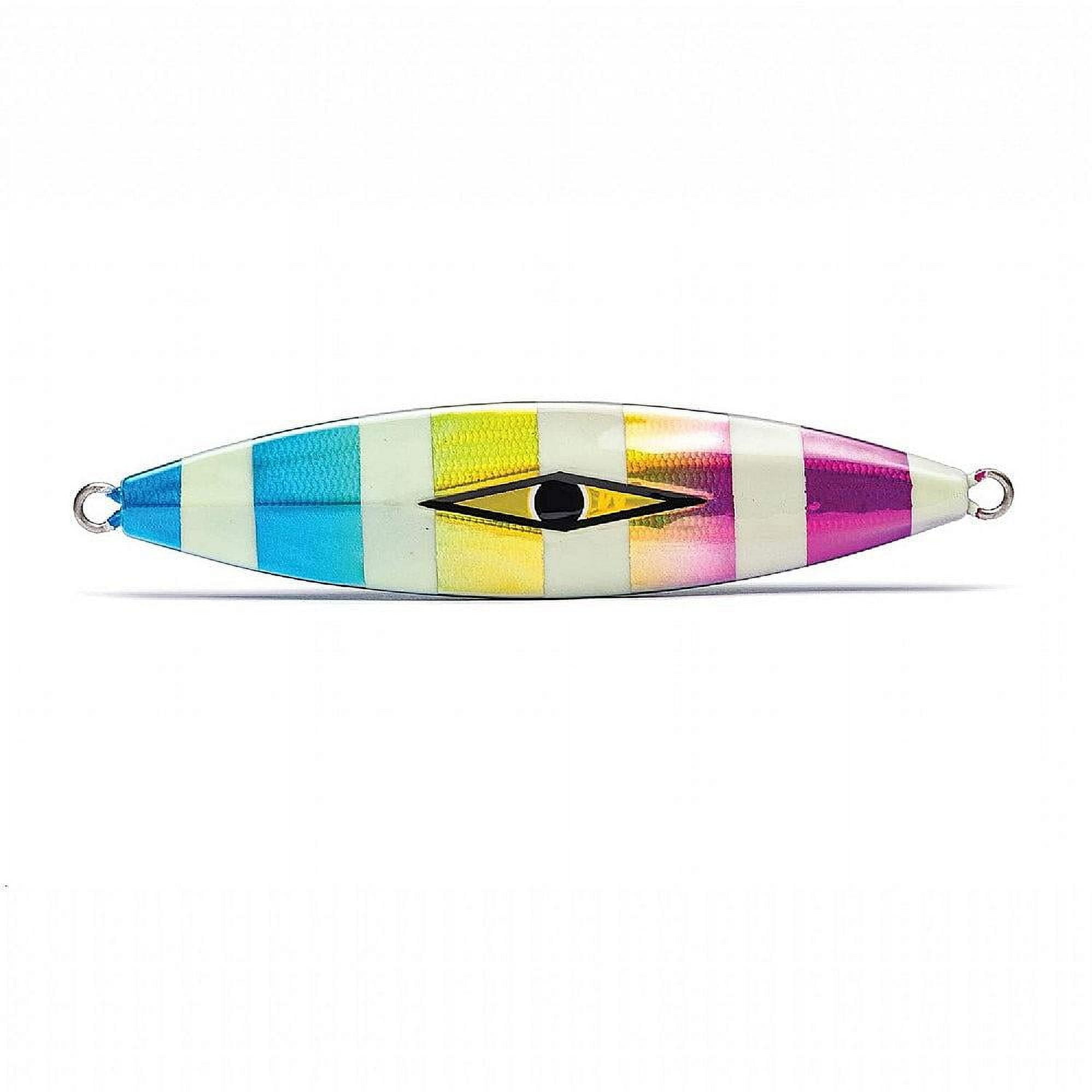 Mustad Staggerbod Slow Fall Jig Gold,Orange,Silver, 9oz | 250g Jigs