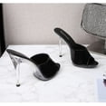 thumbnail image 2 of 35-43 Women's Sexy Super High Heels 11CM High Nightclub Transparent Slippers Fun Shoes Oversized Shoes LFD, 2 of 7