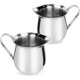 thumbnail image 1 of 2Pcs 60ml Stainless Steel Milk Jug Mini Pitchers of Beautiful Milk Jug for Creating Barista Cappuccino Espresso Cream Sauce Coffee (60ml), 1 of 5