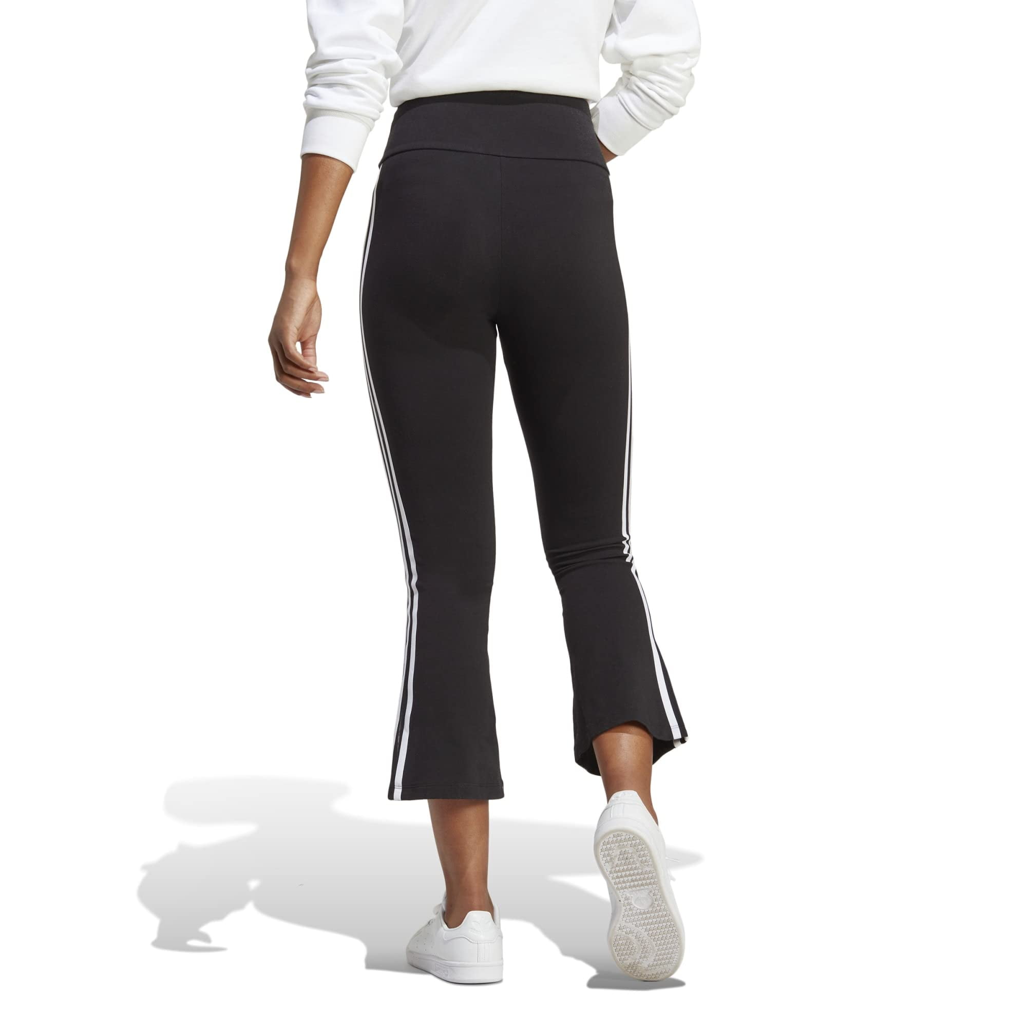 adidas originals adicolor three stripe leggings in black