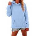 thumbnail image 7 of Hoodies for Women Oversized Trendy Fall Sweatshirt Pullover Fleece Long Sleeve Sweaters Winter Y2k Clothes Sky Blue S, 7 of 7