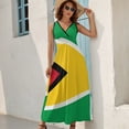 thumbnail image 5 of Guyana Flag Sleeveless Dress Summer Women Clothes Dress for Pregnant Women Dresses, 5 of 9