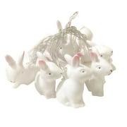 Cheapark LED Easter Bunny Strings for Patio Room Window Decoration Party Pendant