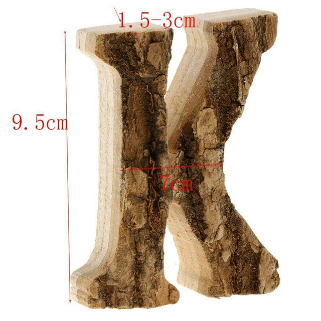 ziyahi Handcraved Wooden Letters Door Numbers Alphabet Letter Floating Adress Name K