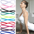 thumbnail image 4 of 24 Piezas Diademas Deportivas Elásticas Delgadas Bandas para el Cabello Flacas Antideslizantes Diademas Suaves Sin Arrugas Banda para el Sudor, 4 of 5