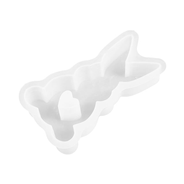 jesticaly Rabbit Candle Silicone Model Durable Clay Crafts Easter Decoration Reusable White Style D
