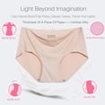 thumbnail image 4 of Mujeres Bragas Transpirables Cintura Media Ropa Interior Causal Bragas Lencería Púrpura Sunnimix bragas sin costuras para mujer, 4 of 4