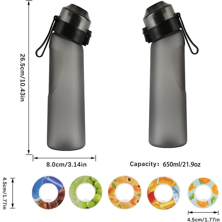 650Ml Air Up Water Bottle with 7 Fruit Fragrance Bottle Flavored Taste Pods  US
