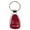 Burgundy, variant on Dodge Stripe Logo Black Teardrop Key Fob
