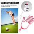 thumbnail image 3 of Colgador Soporte para Guantes Golf Con Hebilla Marco Equipo Herramientas Golfista () Rojo, 3 of 9