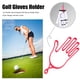 thumbnail image 3 of Colgador Soporte para Guantes Golf Con Hebilla Marco Equipo Herramientas Golfista () Rojo, 3 of 9
