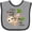 Heather and Black, variant on Inktastic Hanging with My Nana Boys or Girls Baby Bib