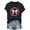 #162-Black, variant on Valentine's Day Women's Graphic Cute Bow Tees Casual Print Round Neck T Shirt Summer Short Sleeve Trendy Tops Dressy Aesthetic T-Shirt Aesthetic Tee Tops Pink Bow Girly Tee