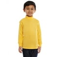 thumbnail image 3 of Leveret Solid Turtleneck 100% Cotton (11-12 Years, Yellow), 3 of 3