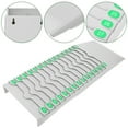 thumbnail image 3 of 1 Set Expanding Time Cards Rack Attendance Cards Rack Flexible Cards Storage Shelf Time Cards Holder, 3 of 6