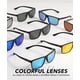 thumbnail image 5 of Gafas de sol QALLY polarizadas para hombre con montura rectangular negra, 5 of 7