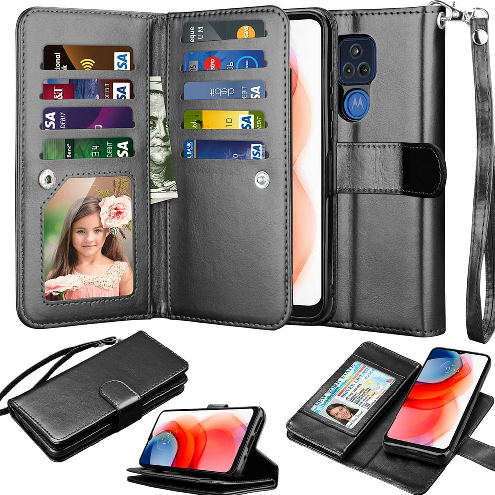 Takfox for Moto G Play 2021 Wallet Case,PU Leather with Card Holder