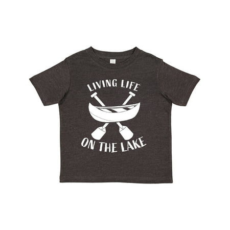 

Inktastic Living Life on the Lake Gift Toddler Boy or Toddler Girl T-Shirt