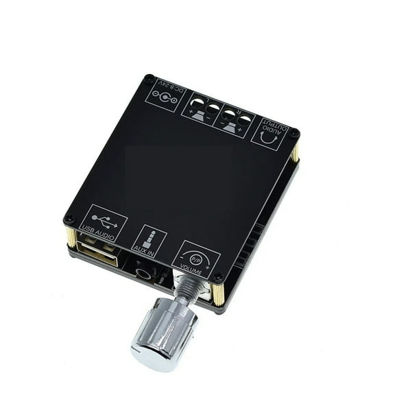 2*50W Bluetooth 5.0 Power Amplifier Class 10W~100W HiFi Stereo Wireless Music Player