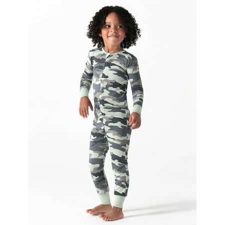 

Modern Moments by Gerber Super Soft Baby and Toddler Unisex Snug Fit Coverall Pajamas Sizes 12M-5T