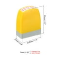 thumbnail image 2 of Uxcell Notice Stamp Self Inking, Office Stamps Message Stamp Business Stamp Style 1 ["Payment Due Upon Receipt"], 2 of 6