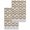 Beige, variant on Brown Pine Leaves Kitchen Dish Towels for Drying Dishes Set of 2, Abstract Art Geometric Gray Plaid Waffle Weave Microfiber Hand Tea Bathroom Towels Quick Dry & Absorbent Towel 15.7x23.6