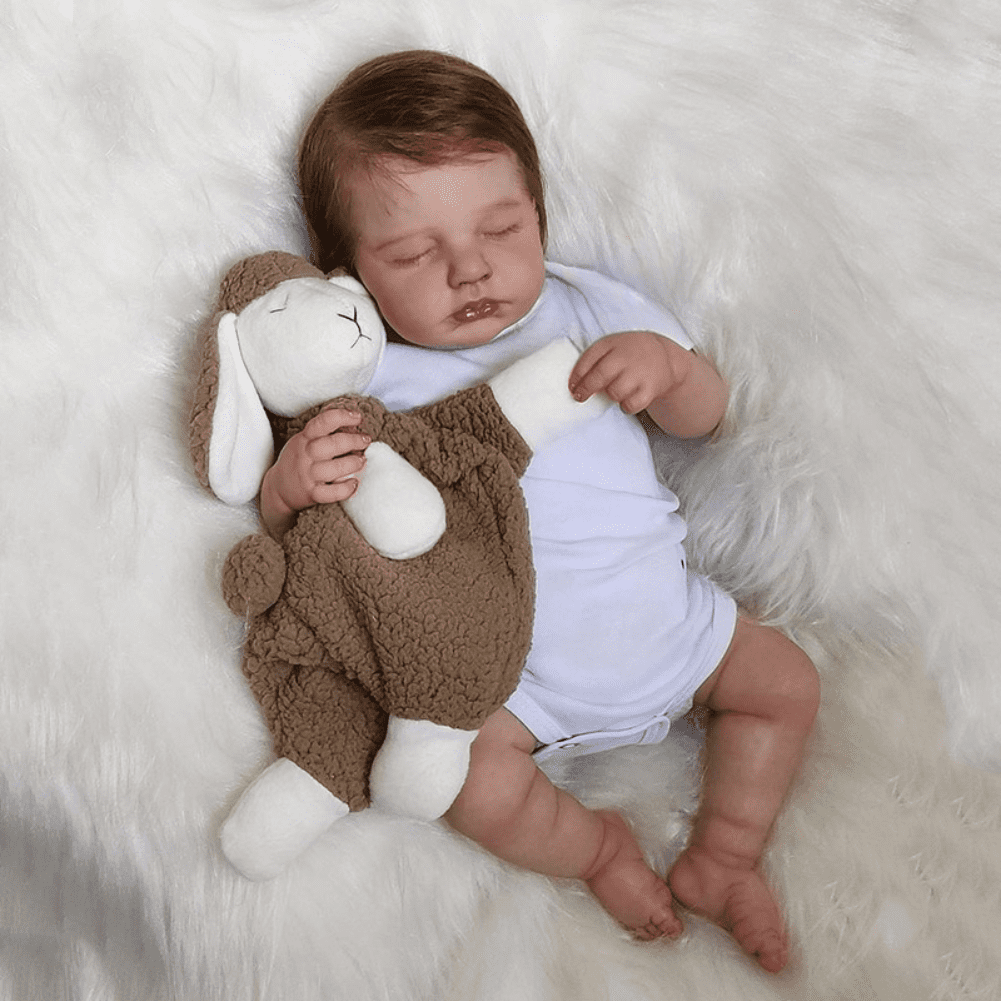 19inch Realistic Reborn Doll Soft Body Lifelike Reborn Baby Doll