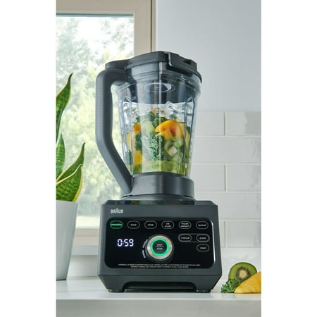 Braun - TriForce Blender with Smoothie2Go - Black