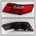 thumbnail image 2 of For 2007-2009 Toyota Camry LED Red Clear Tail Lights Lamps 07 08 09 Left+Right, 2 of 7
