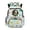 Cartoon Dragon Print, variant on Pzuqiu Reading Sloth Print 17 Inch School Backpack, Soft Padded Breathable Large Capacity Bookbag with Side Pockets, Lightweight Casual Travel Daypack for Teens Boys Girls