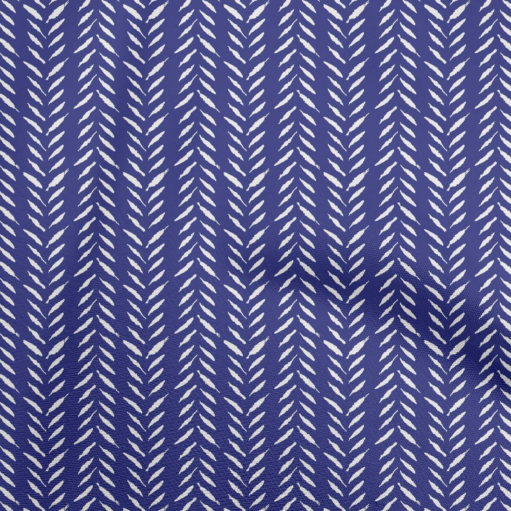 oneOone Cotton Silk Royal Blue Fabric Block Diy Clothing