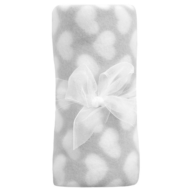Baby Town - Mantita para Bebé Diseño Polar (Gris Estampado)