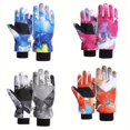 thumbnail image 2 of 1 par de guantes de esquí gruesos de invierno, guantes antideslizantes, impermeables y resistentes al viento: aún pueden proteger sus manos y mantenerlas calientes a -30 ° C, adecuados para esquí, sen, 2 of 4