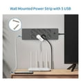 thumbnail image 6 of Power Strip with Extension Cable Electrical Sockets with USB Ports Surge Protector for Home Office Network Filter, 6 of 6