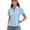 Blue Lepoard Print, variant on Golf Shirt for Women Zip Size XL Casual Tennis Shirts Short Sleeve Collar Shirts Workout Tops Womens Animal Print Golf Shirt, Blue Lepoard Print