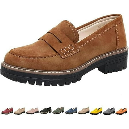 Orthoture-Orthopedic Platform Loafers Wide Toe Lightweight Casual Comfort Shoes Slip-On Suitable for All Foot Shapes