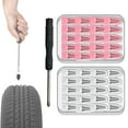 thumbnail image 4 of Kit de Clous en Caoutchouc pour Réparation de Pneus avec 2 Tailles, Outils de Réparation de Pneus Auto-Service Rapide, Bouchons de Réparation de Pneus avec Boîte pour Voiture, 4 of 8
