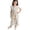 Blue, variant on Girls Summer Outfits Sleeveless Peter Pan Collar Lace Trim Top and Long Pants Princess Set for 6 Months-12 Years
